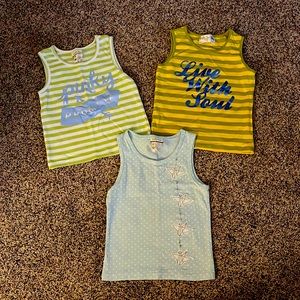 Matilda Jane tanks set of 3, EUC FIT LIKE A SZ 4!